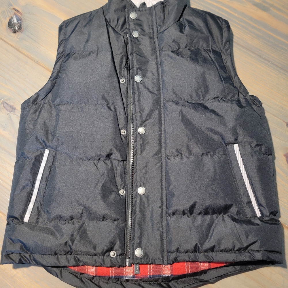 Kids Black Puffer Vest